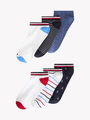 Mixed Print Ankle Sock 6-Pack, Navy / Multi