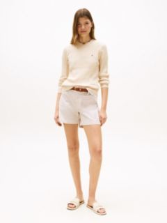 Cable Knit Sweater — Beige Heather 3