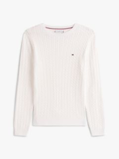 Cable Knit Sweater — Ecru 5