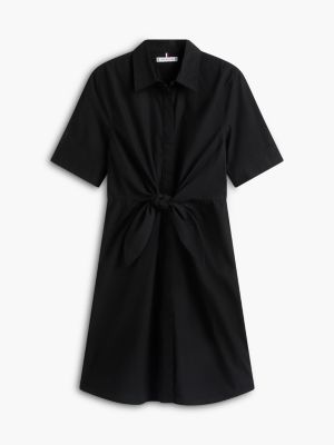 Tommy Hilfiger Linen Blend Tie-Front Shirtdress — фото 5