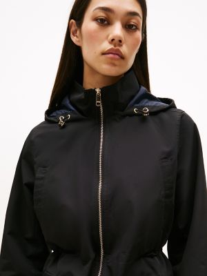 Lightweight Hooded Jacket, Black