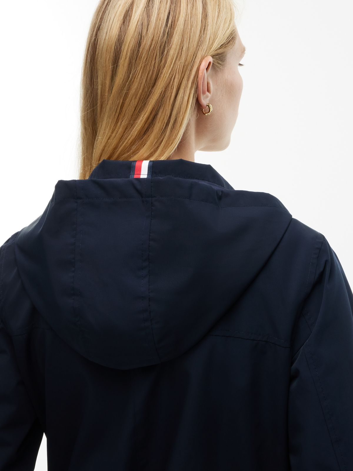 Hooded Storm Jacket — Navy Blue