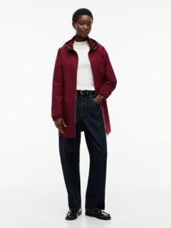 Hooded Storm Jacket — Burgundy 2
