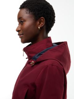 Hooded Storm Jacket — Burgundy 4