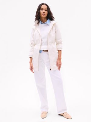 Lightweight Hooded Jacket, Ivory