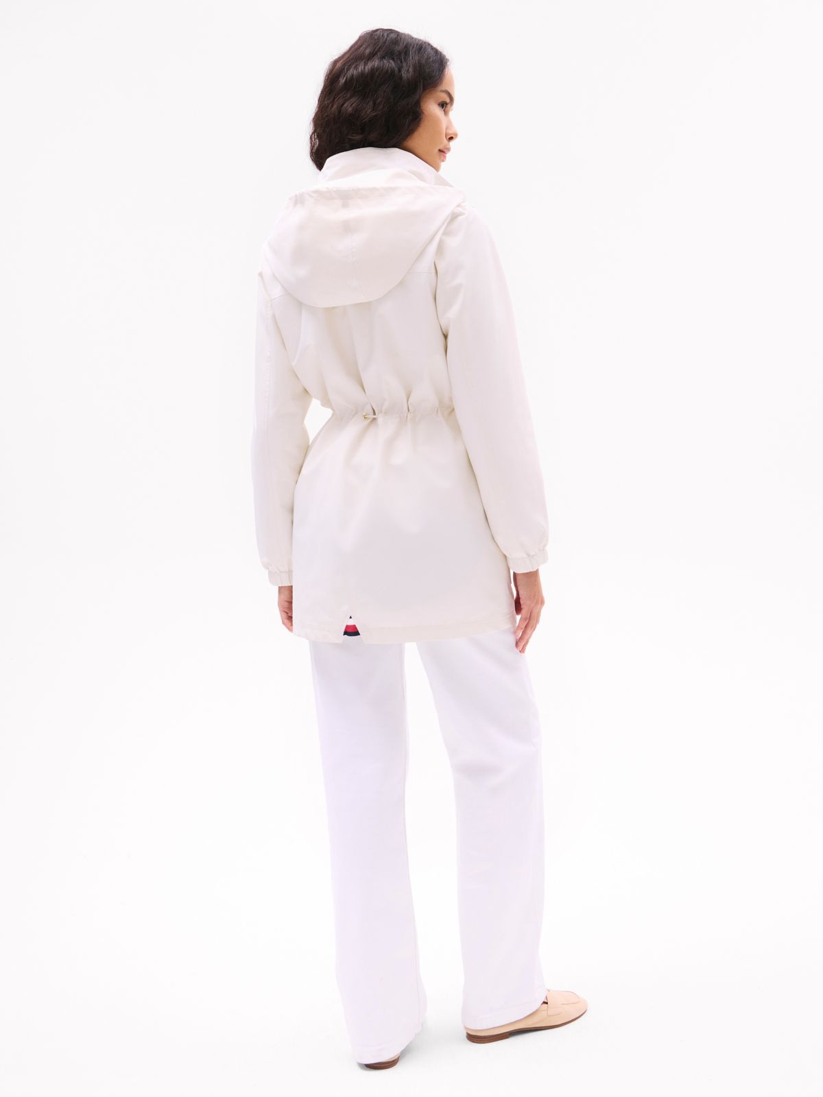 Hooded Storm Jacket — Ivory