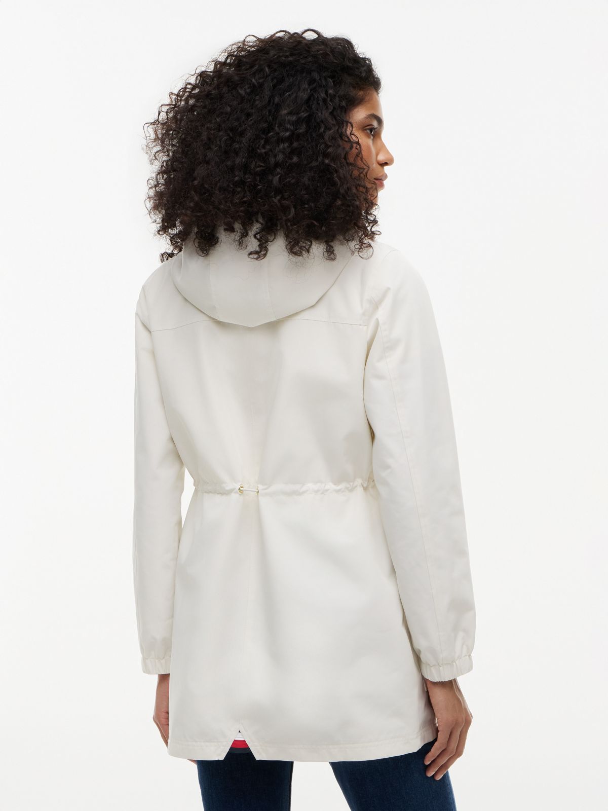 Hooded Storm Jacket — Ivory