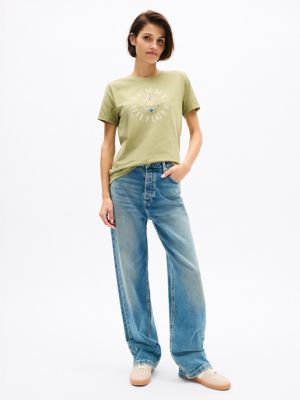 Tommy Anchor Logo T-Shirt, Faded Olive