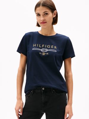 Hilfiger Nautical Rope Logo T-Shirt