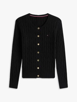 トップス COACH cableknit cardigun db トップス COACH cableknit cardigun db Coach Cardigan Sweater