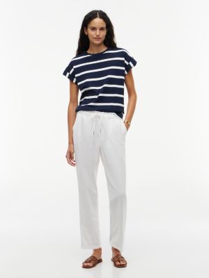 Женские брюки Tommy Hilfiger Sueded Twill Lightweight Jogger, цвет: Экрю — фото 2