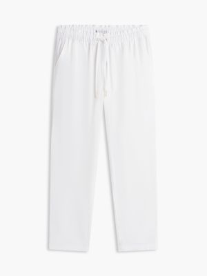 Женские брюки Tommy Hilfiger Sueded Twill Lightweight Jogger, цвет: Экрю — фото 5