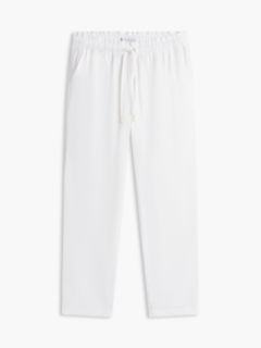 Sueded Twill Lightweight Jogger Pant — Ecru 5