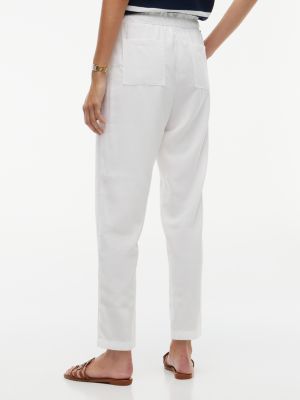 Женские брюки Tommy Hilfiger Sueded Twill Lightweight Jogger, цвет: Экрю — фото 4