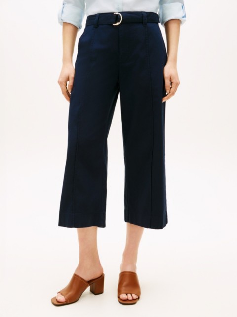 Женские брюки Tommy Hilfiger Belted Wide-Leg Chino