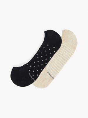 Print No-Show Ankle Sock 2-Pack, Navy / Multi