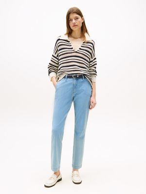 Slim Fit Chino, Light Wash Chambray