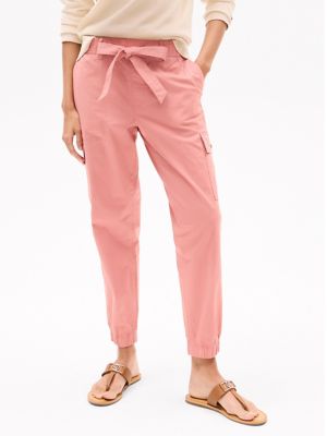 Belted Cargo Jogger, Teaberry Blossom