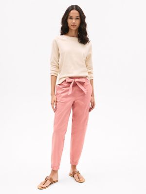 Belted Cargo Jogger, Teaberry Blossom