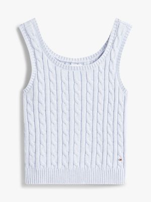 Cable Knit Sweater Tank | Tommy Hilfiger