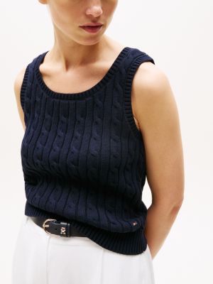 Cable Knit Sweater Tank | Tommy Hilfiger