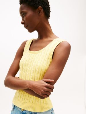 Cable Knit Sweater Tank | Tommy Hilfiger USA