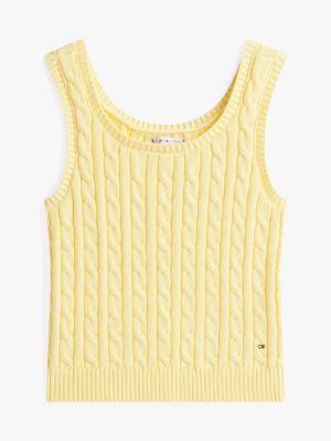 Cable Knit Sweater Tank | Tommy Hilfiger USA