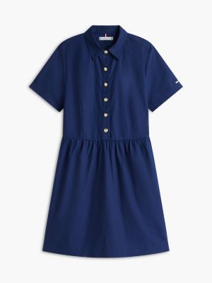 Tommy Hilfiger Short-Sleeve Gold-Button Dress — фото 5