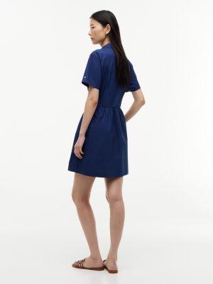 Tommy Hilfiger Short-Sleeve Gold-Button Dress — фото 4
