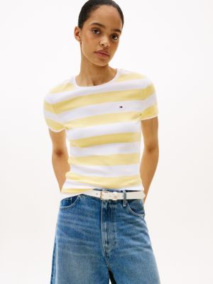 Rugby Stripe Crewneck T-Shirt | Tommy Hilfiger