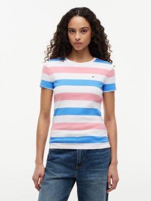 Rugby Stripe Crewneck T-Shirt from Tommy Hilfiger - $19.75