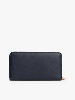 Monogram Zip Wallet — Tommy Navy 2