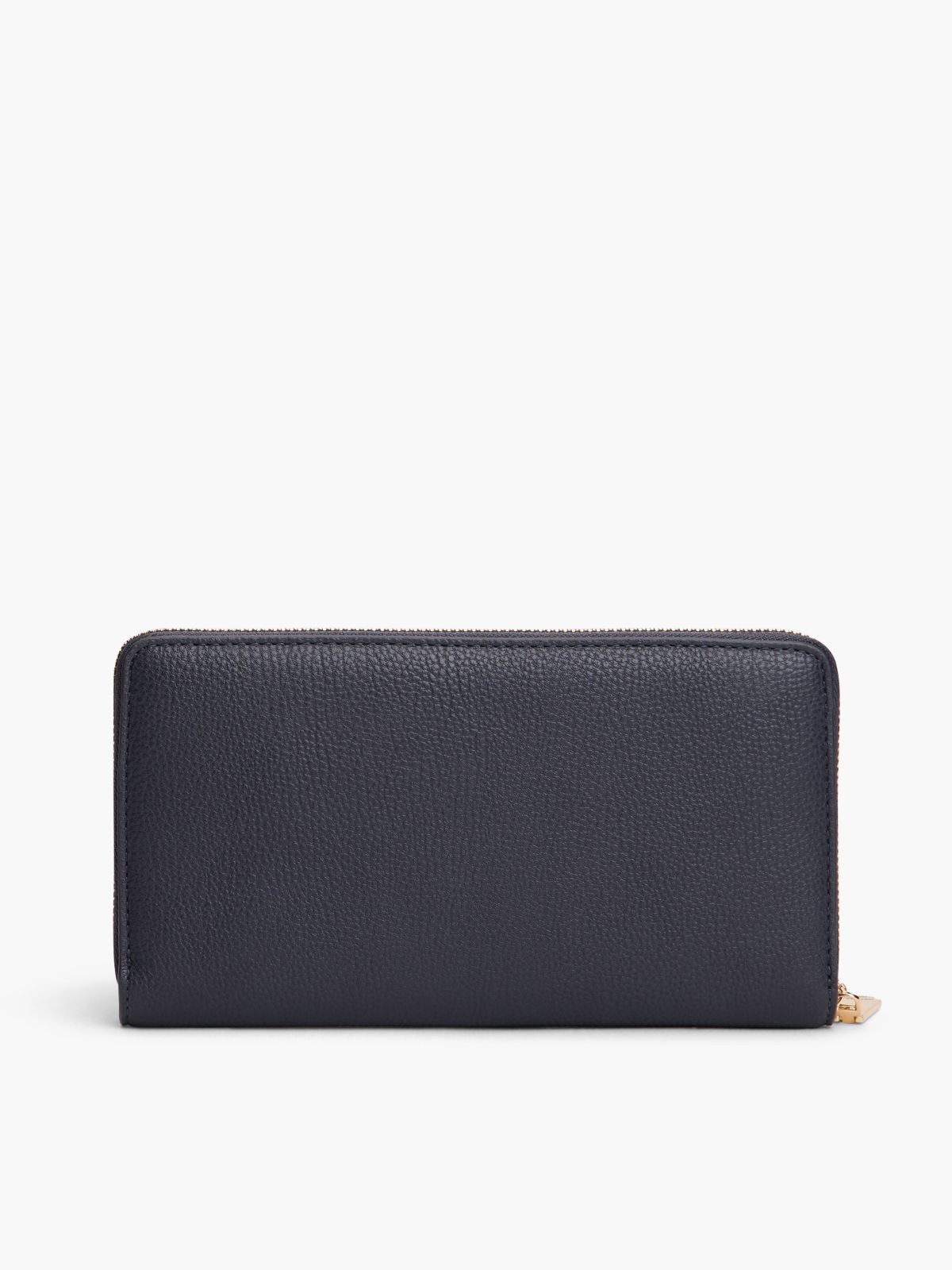 Monogram Zip Wallet — Tommy Navy