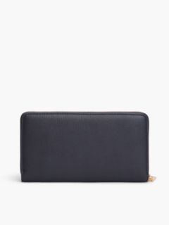 Monogram Zip Wallet — Tommy Navy 5