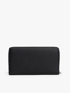 Monogram Zip Wallet — Black 2