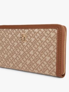 Monogram Jacquard Zip Wallet — Classic Beige / Beige 3