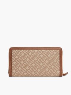 Monogram Jacquard Zip Wallet — Classic Beige / Beige 5