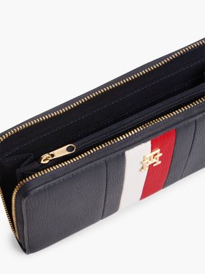 Женские кошельки Tommy Hilfiger Signature Stripe Zip Wallet — фото 6