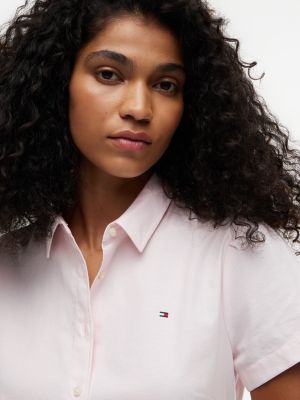 Short-Sleeve Oxford Shirt | Tommy Hilfiger