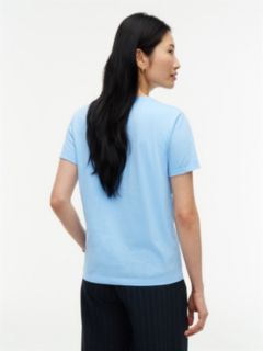 Ithaca Stripe Tommy Logo T-Shirt — Vessel Blue 4