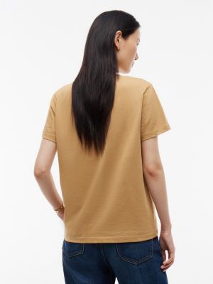 Женские футболки Tommy Hilfiger Ithaca Stripe Tommy Logo T-Shirt — фото 4