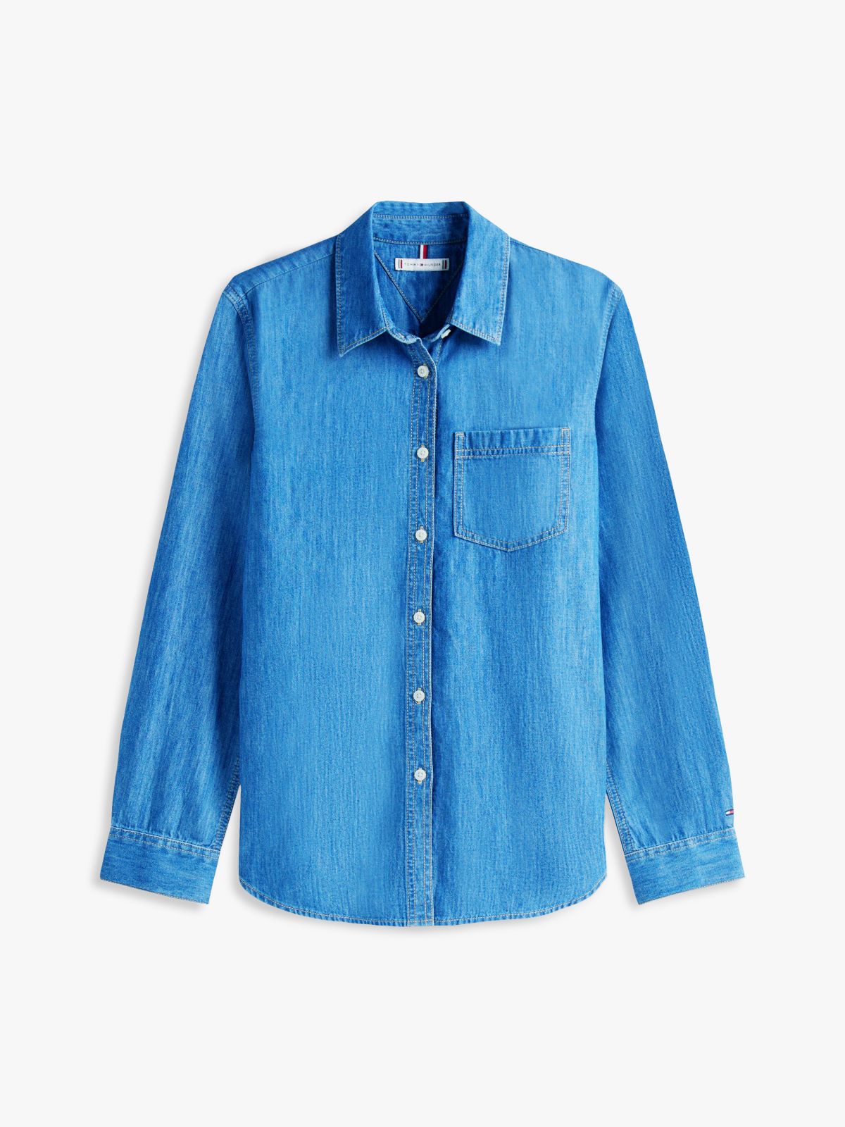 Chambray Shirt — Med Wash