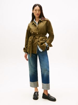 High-Rise Relaxed Straight Jean, Dark Wash