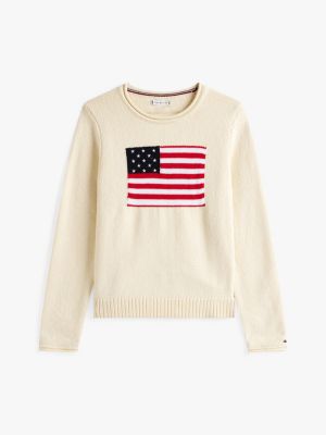 Intarsia Flag Sweater | Tommy Hilfiger USA