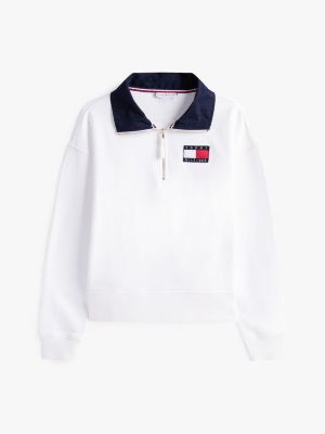 Signature Flag Quarter-Zip Sweatshirt | Tommy Hilfiger USA