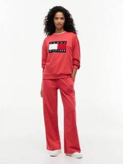 Straight-Leg Sweatpant — Vintage Red 2