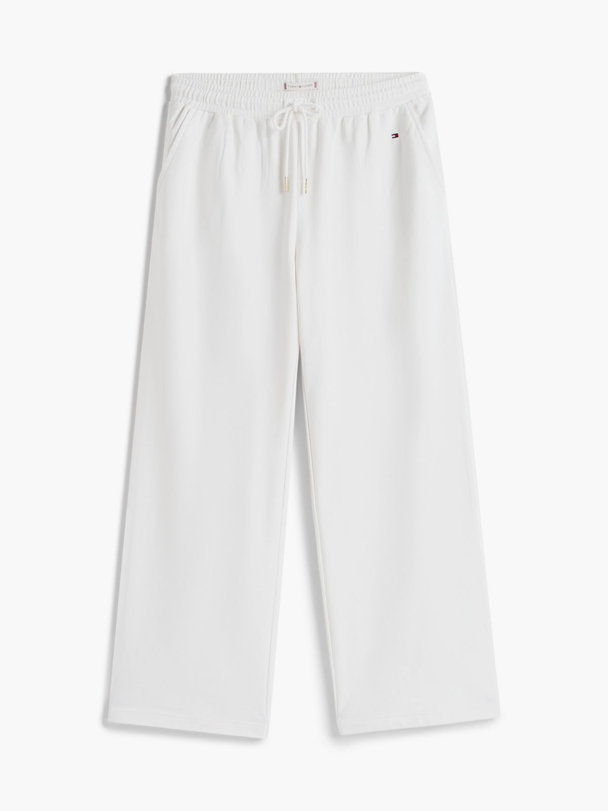 Straight-Leg Sweatpant — Optic White