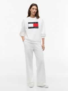 Straight-Leg Sweatpant — Optic White 2