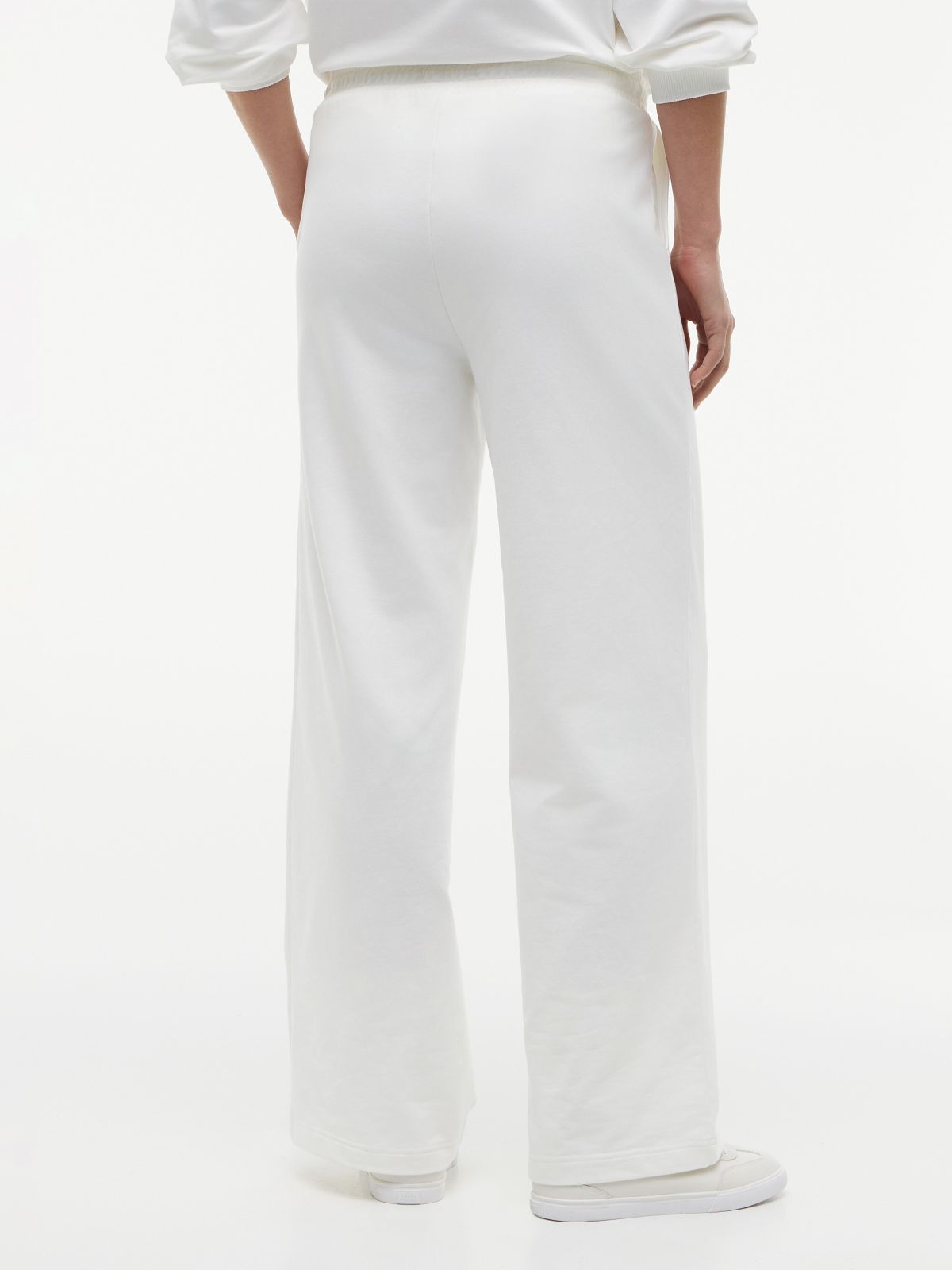 Straight-Leg Sweatpant — Optic White