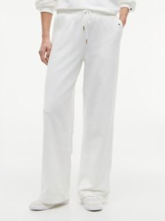 Straight-Leg Sweatpant — Optic White 1